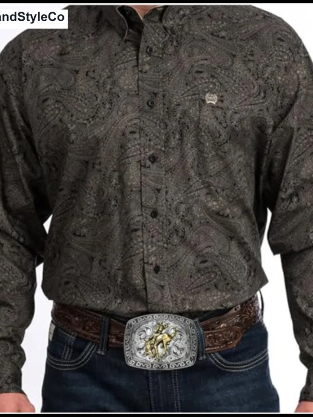 Western Cowboy Belt Buckle Zinc Alloy for Men Women Horse Design